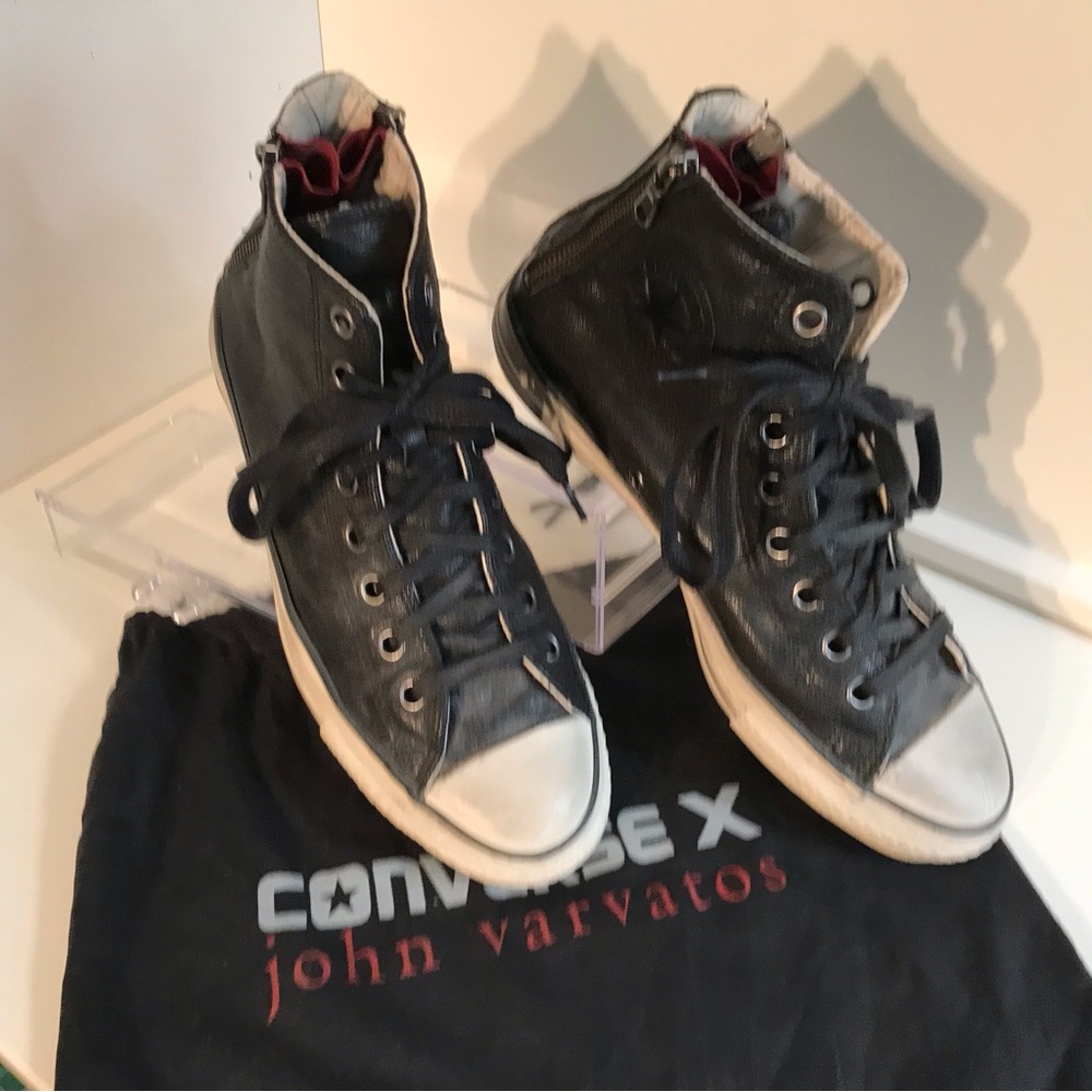 Converse by Varvatos Luxe Leather Mids w/zips (9)